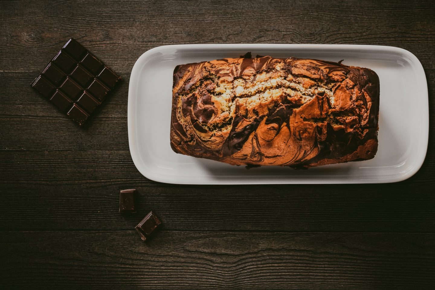 Saftiger Dinkel-Marmorkuchen mit Orange